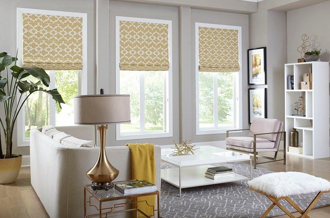 Patterned Roman Shades