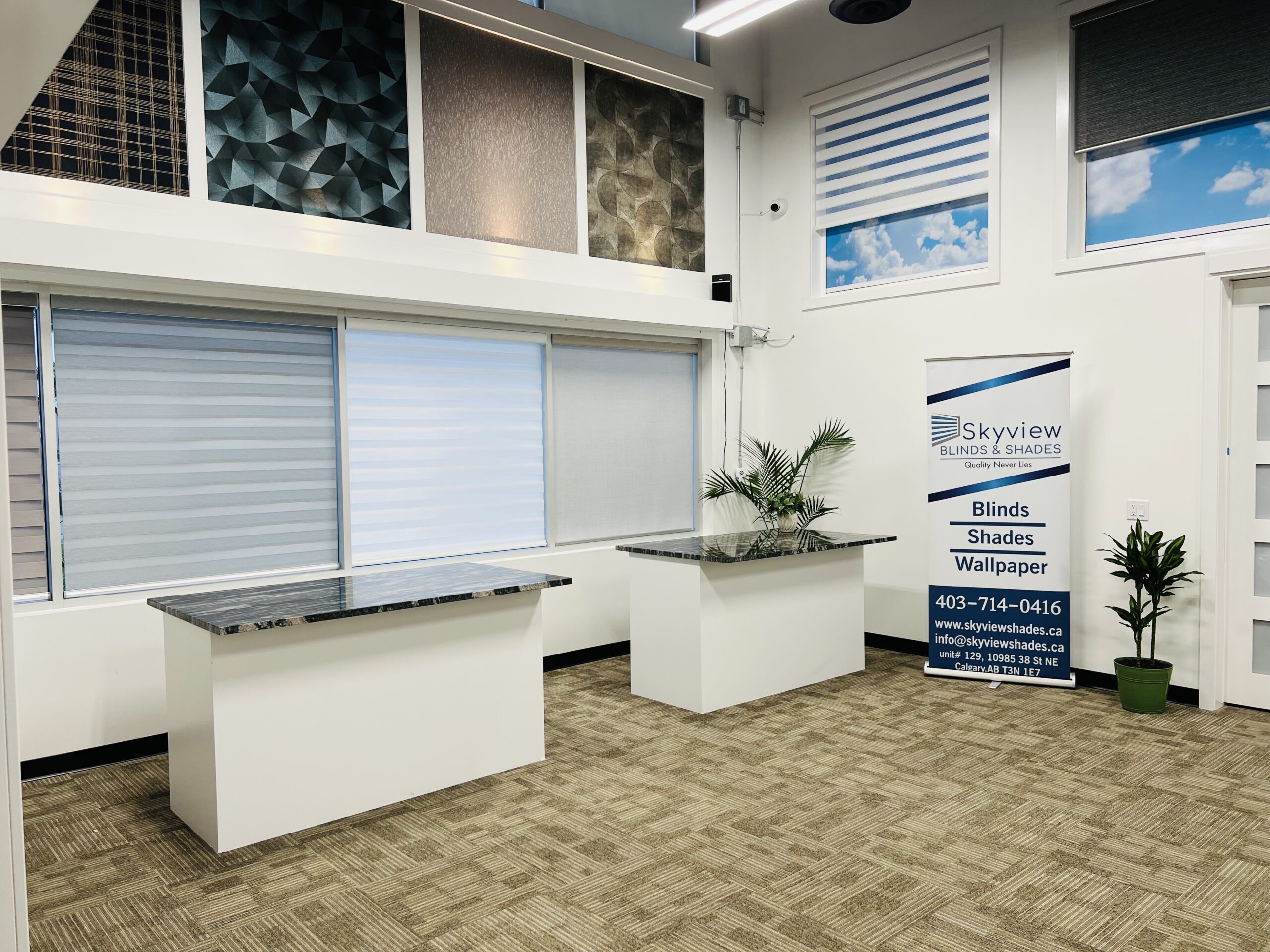 Wide range of Customization Options Available for Skyview Blinds in Calgary