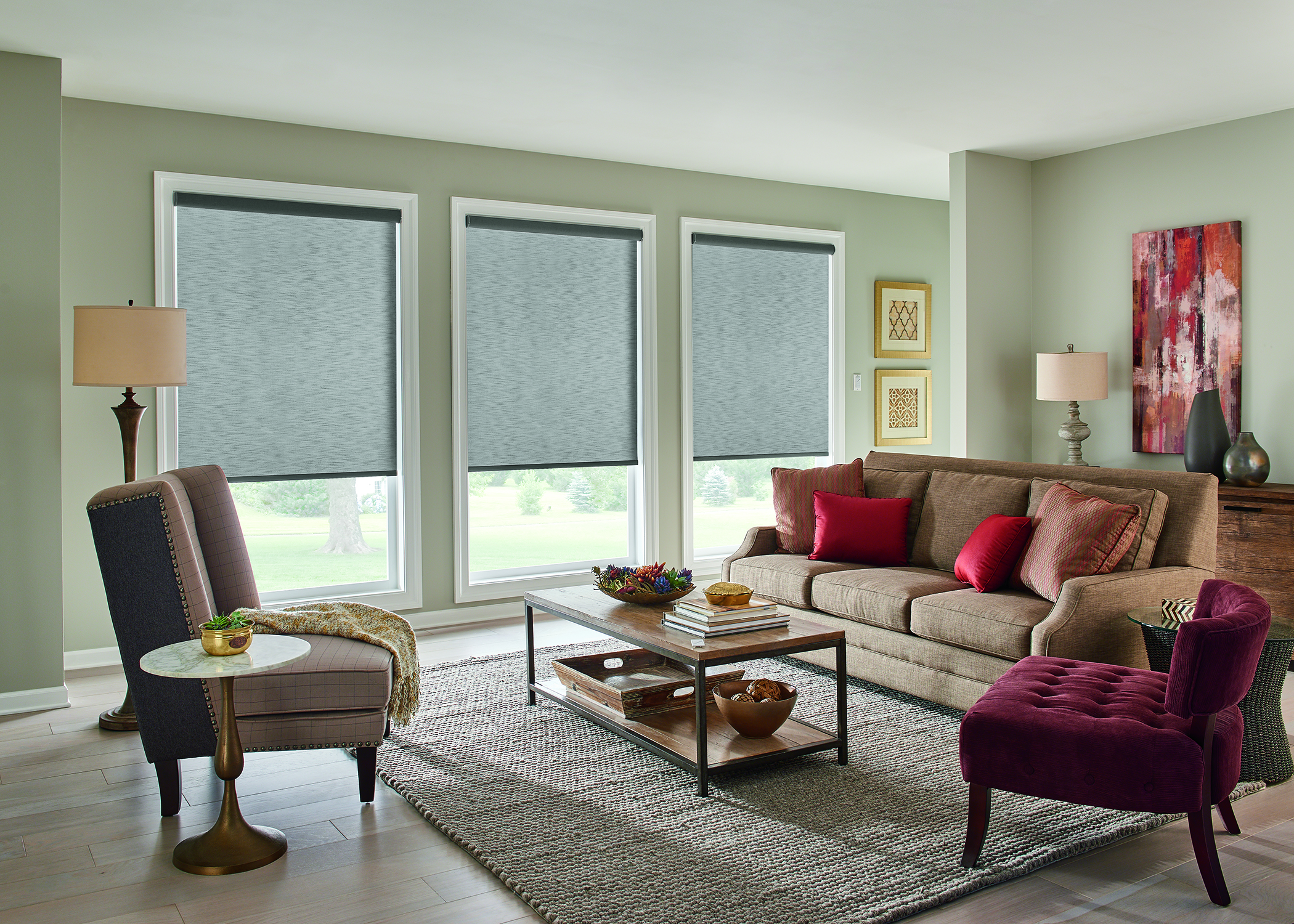 Roller Shades in Calgary Offering Privacy and Style