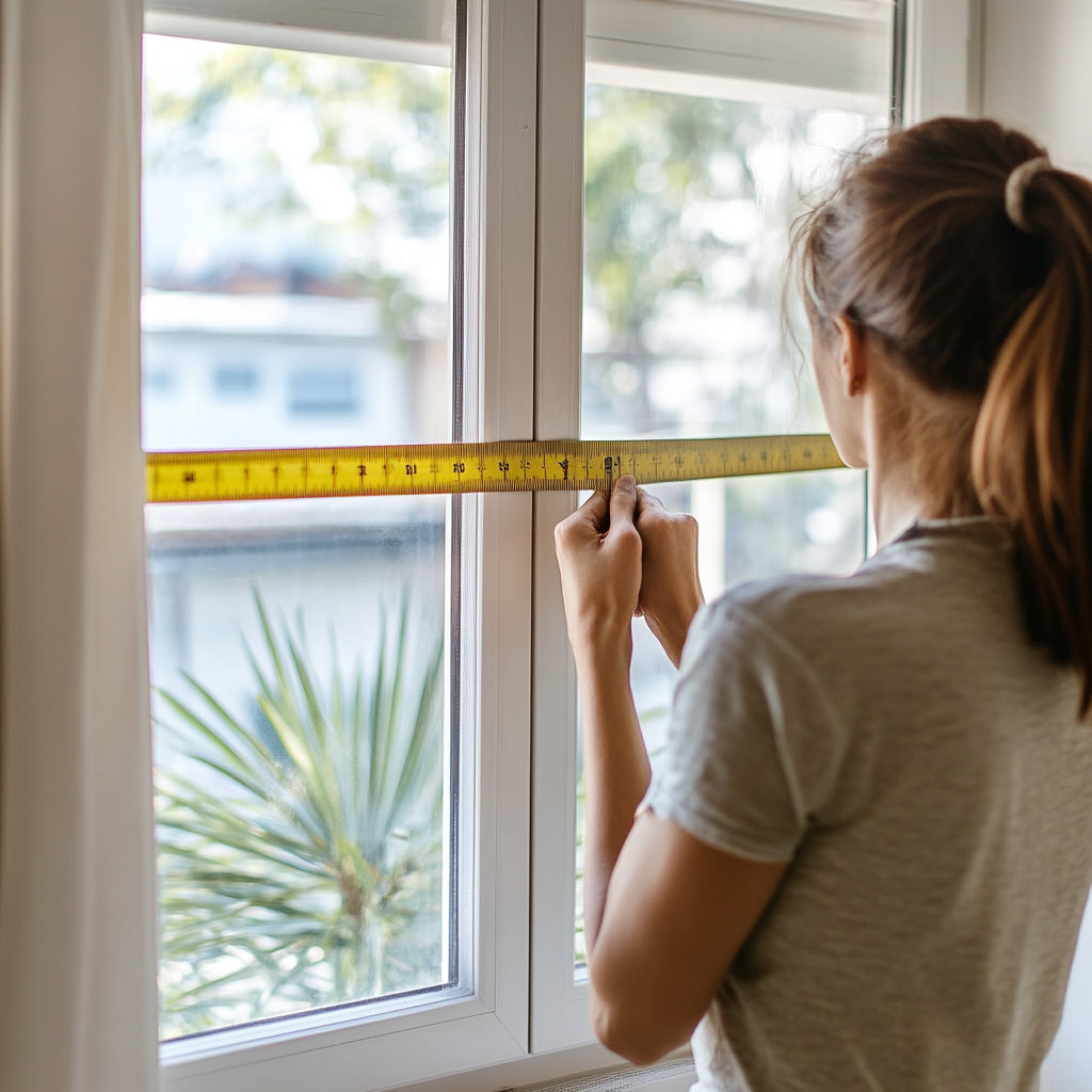 measure your window blinds for curtains in Calgary