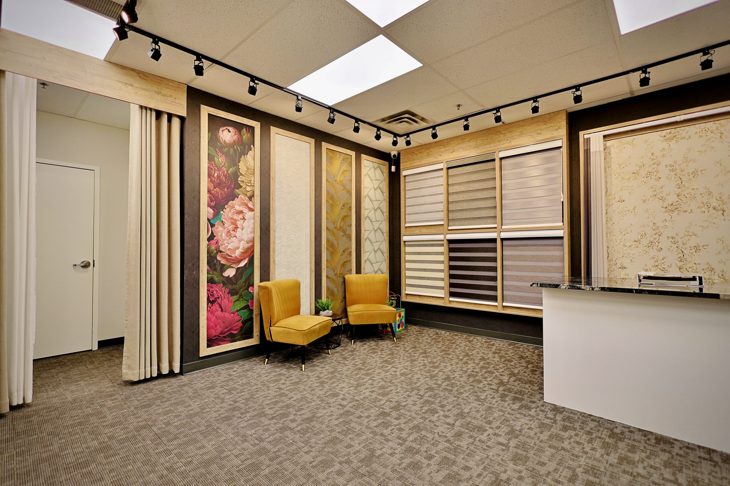 Skyview blinds and shades inside the store