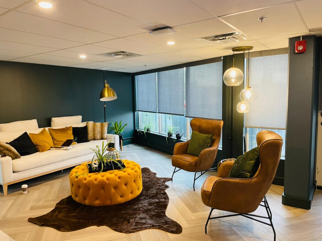 roller shades inside home in Calgary