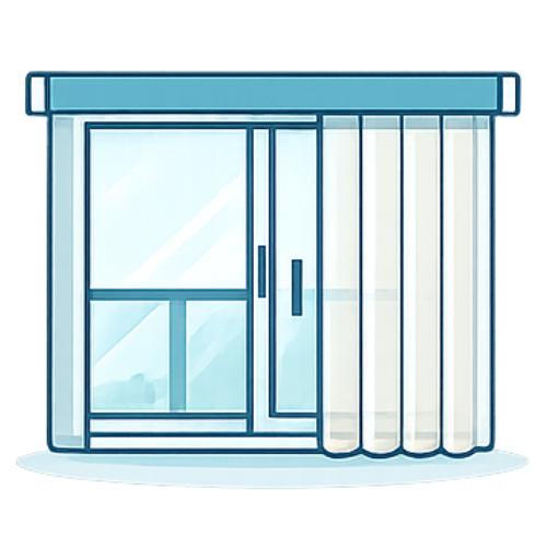 vertical operation of soft shades